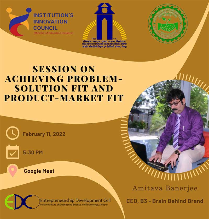 session on achieving problem-solution fit and product-market fit